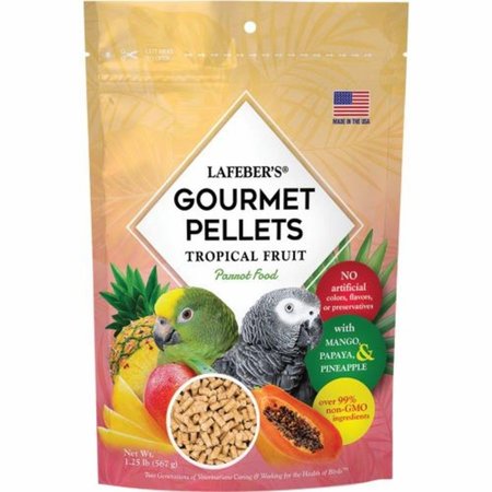 LAFEBER 125 lbs Tropical Fruit Gourmet Pellets Bird Food for Parrot 041054726508